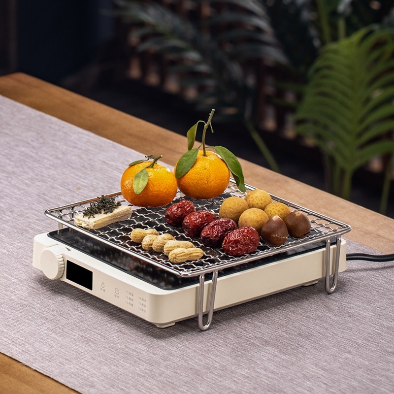 围炉煮茶薄款方形电陶炉小型煮茶家用养生茶炉智能定时保温炉迷你,厨房电器,电磁炉/陶炉,淘宝优惠券,粉丝福利购,淘宝优惠卷