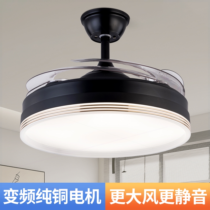 新款餐厅风扇灯吊扇灯一体卧室带