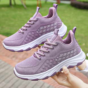 女秋冬新款 外贸休闲鞋 女鞋 百搭跑步鞋 休闲韩版 中老年运动鞋