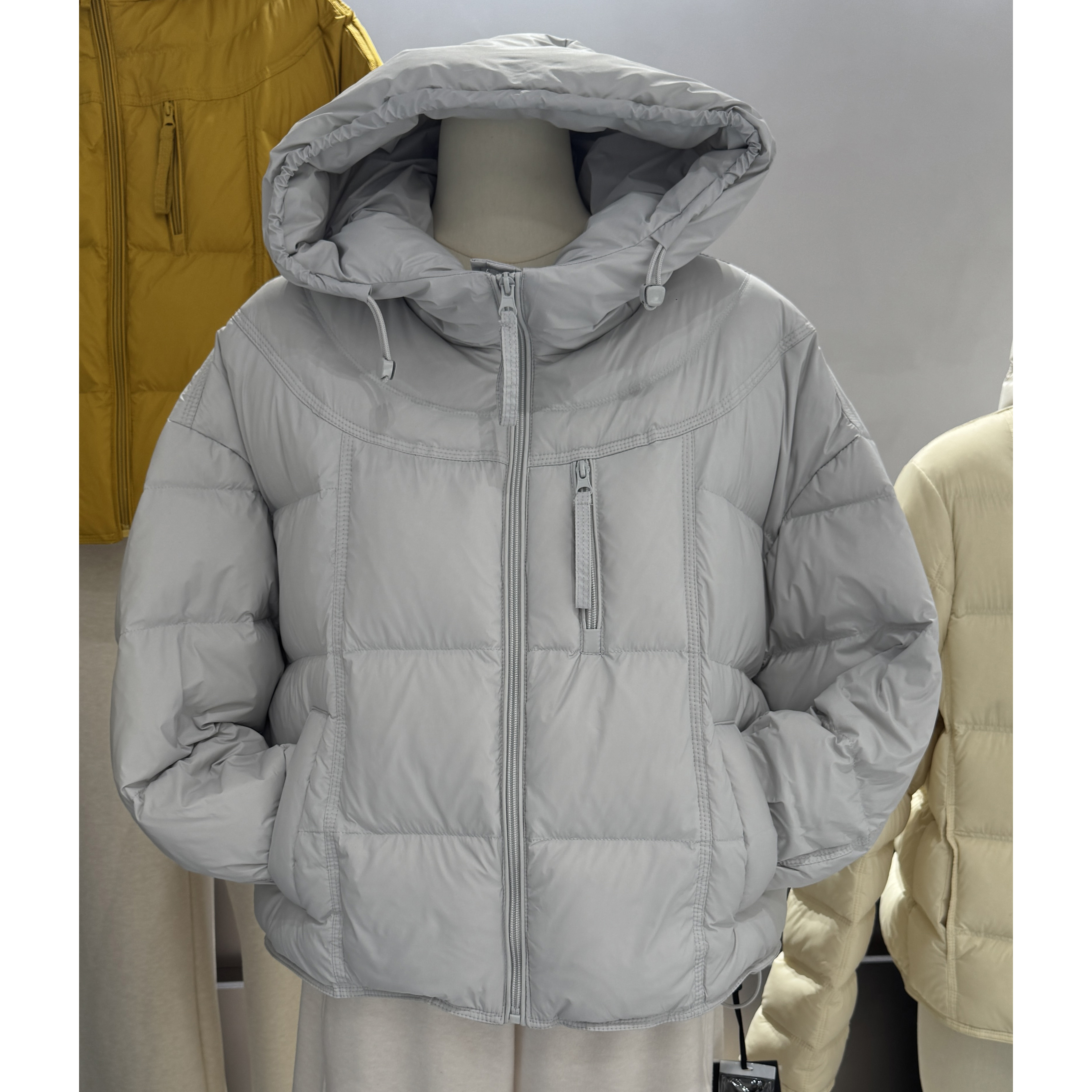 2025冬季新款连帽泡芙羽绒服女冬短款宽松加厚保暖面包服外套