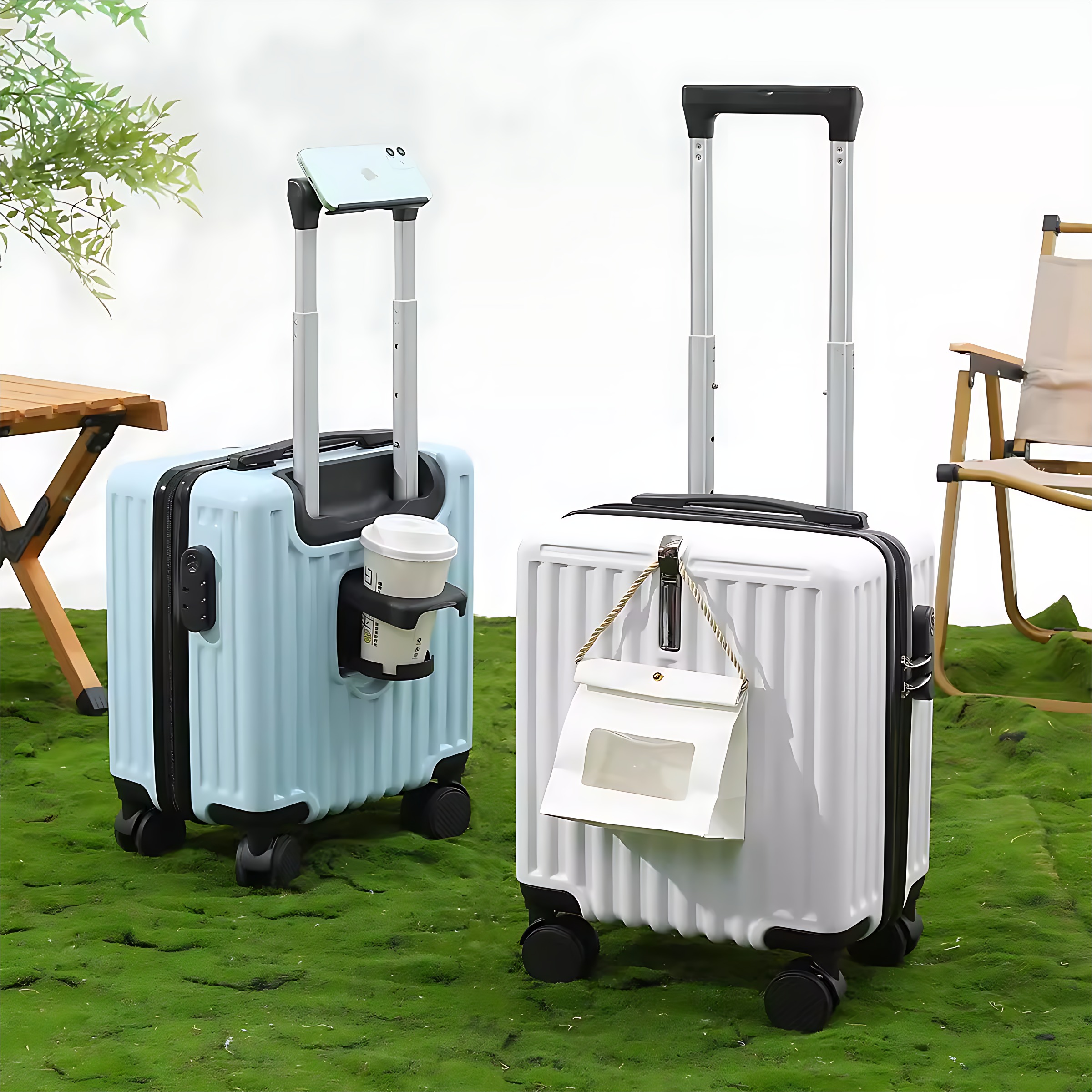 旅行拉杆箱小号女14寸可登机