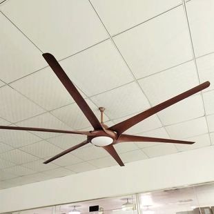 100寸风扇吊扇灯复古客厅 变频静音大尺寸吊扇简约餐厅工业欧美式