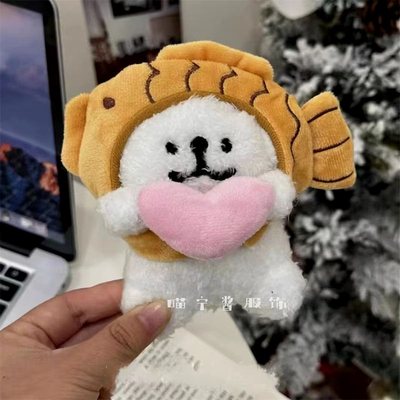 线条小狗周边头套书包挂