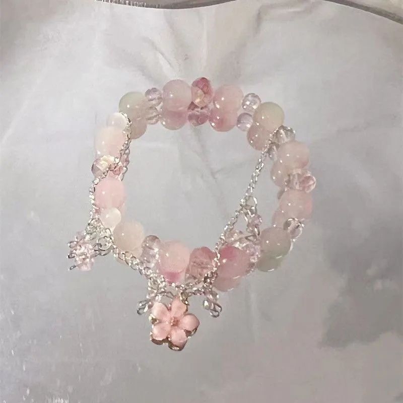 水晶蝴蝶手链学生党高颜