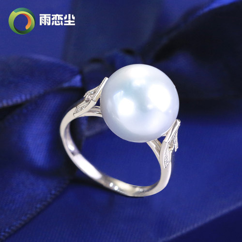 大证维纳斯珍珠戒指18K金