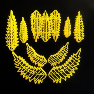 弧形弯曲花饽饽寿桃叶子柳叶蒸馒头专用包子福袋压花烘焙面点模具