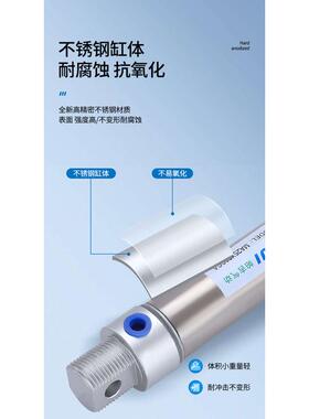 迷你气缸MA32X15X25X30X40X50X60X75X80X100X125X150X200X250SU