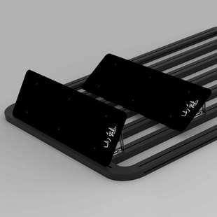 山魅 行李架上装扰流板 车顶平台 车顶箱 装备箱 导流板 降低风噪