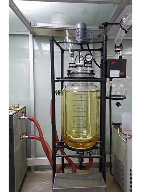 双层玻璃反应釜 玻璃反应器1L 2L 3L 5L 10L 20L 30L 50L100L