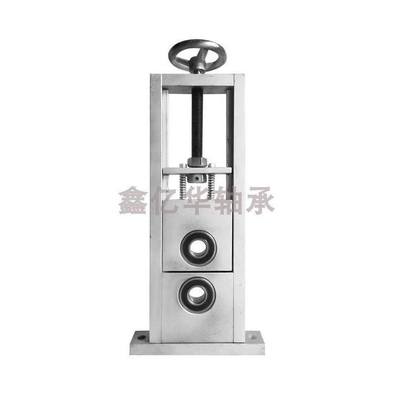 滑块轴承座滚筒调节支架滑动辊轮6205方块立式精密深沟球立板6304