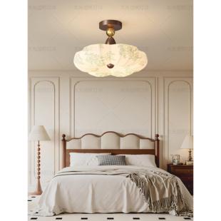 美学主卧室 织物房间吊灯餐厅灯覆古歌曲风格 法式 胡桃木中世纪风格