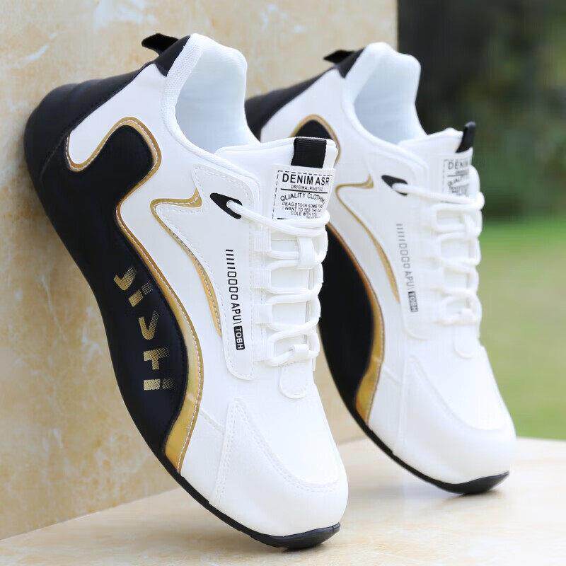 AJOP轻奢潮牌 男鞋2025夏季新款运动鞋子男休闲 网面透气老爹跑步