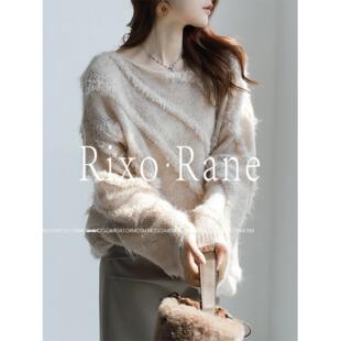 温柔风设计感毛衣女春秋冬软糯马海毛针织衫 上衣 Rane⭐ 法国Rixo