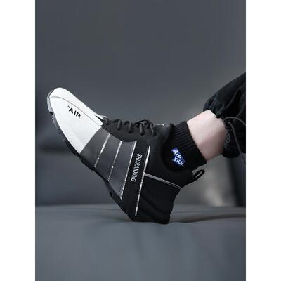 伊迦洛男鞋2025新款秋冬款头层牛皮休闲运动跑步鞋男士鞋子老爹鞋