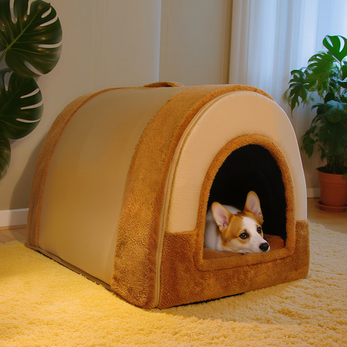 狗窝四季通用可拆洗狗屋房子猫窝