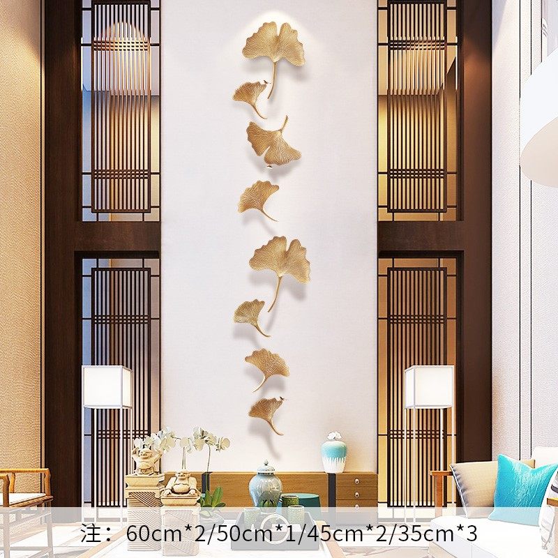 东南亚银杏叶壁饰新中式客厅墙面玄关墙上装饰品餐厅墙壁挂件在类目 家居饰品, 壁饰中 - 来自Buy2taobao.com提供专业的淘宝代购服务