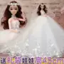 Búp bê Barbie sẽ hát với ánh sáng siêu siêu váy cưới đuôi váy hộp quà bé gái đồ chơi trẻ em công chúa - Búp bê / Phụ kiện búp bê phụ kiện búp bê đẹp