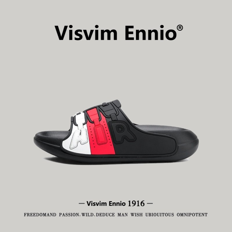 VISVIM ENNIO拖鞋男款夏季外穿防滑踩屎感潮牌夏天凉拖家居洗澡海