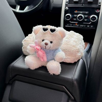 雪怡车载扶手箱纸巾盒高级感