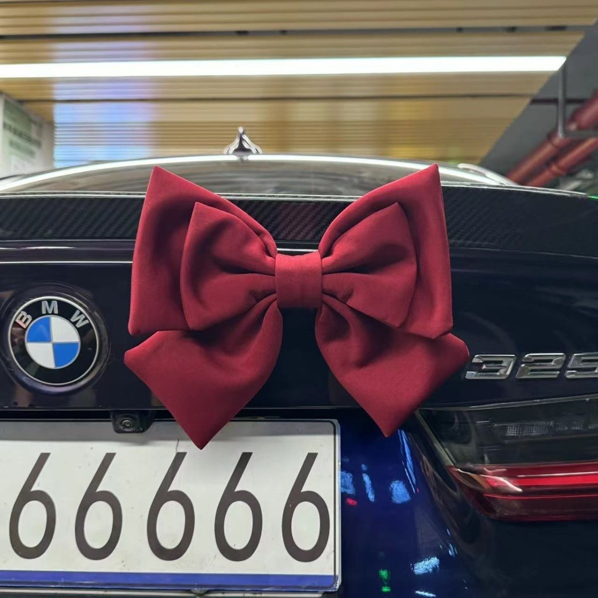 车尾蝴蝶结装饰品挂件