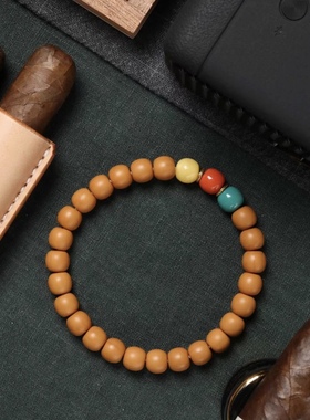 老型珠猴头手串红绿灯蜜蜡