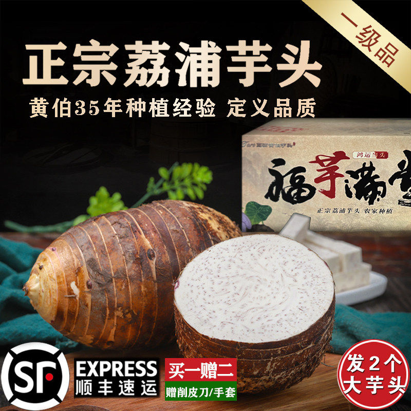 广西正宗荔浦芋头 新鲜现挖大芋香芋槟榔芋产地直发 粉糯香甜一级