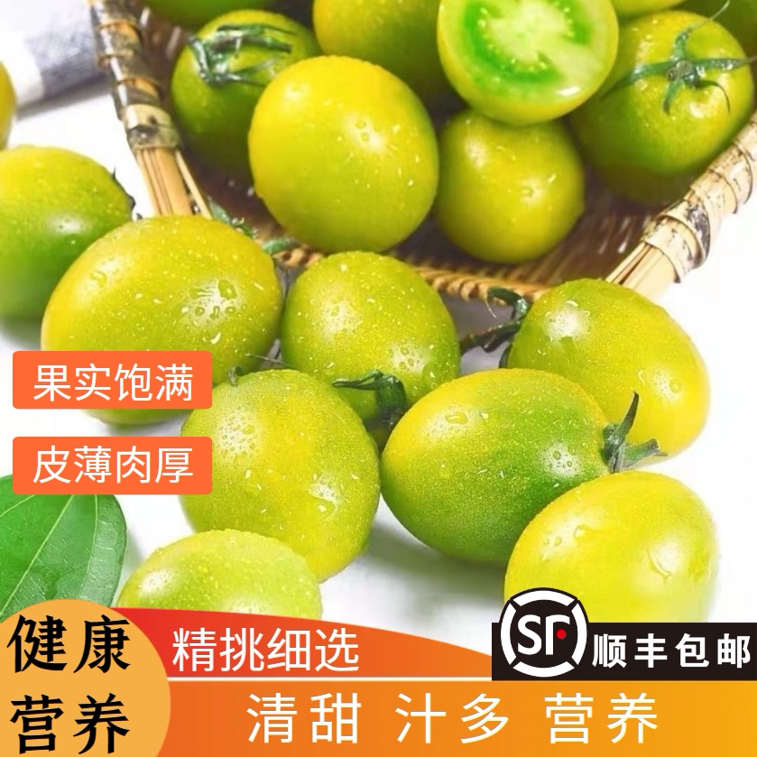 绿千禧青口蜜圣女果绿宝