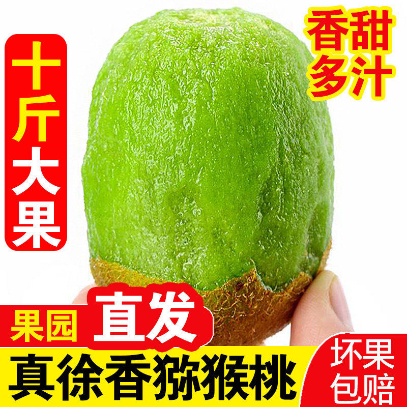 陕西眉县徐香猕猴桃新鲜当季整箱水果10斤绿心奇异果泥弥猴桃包邮