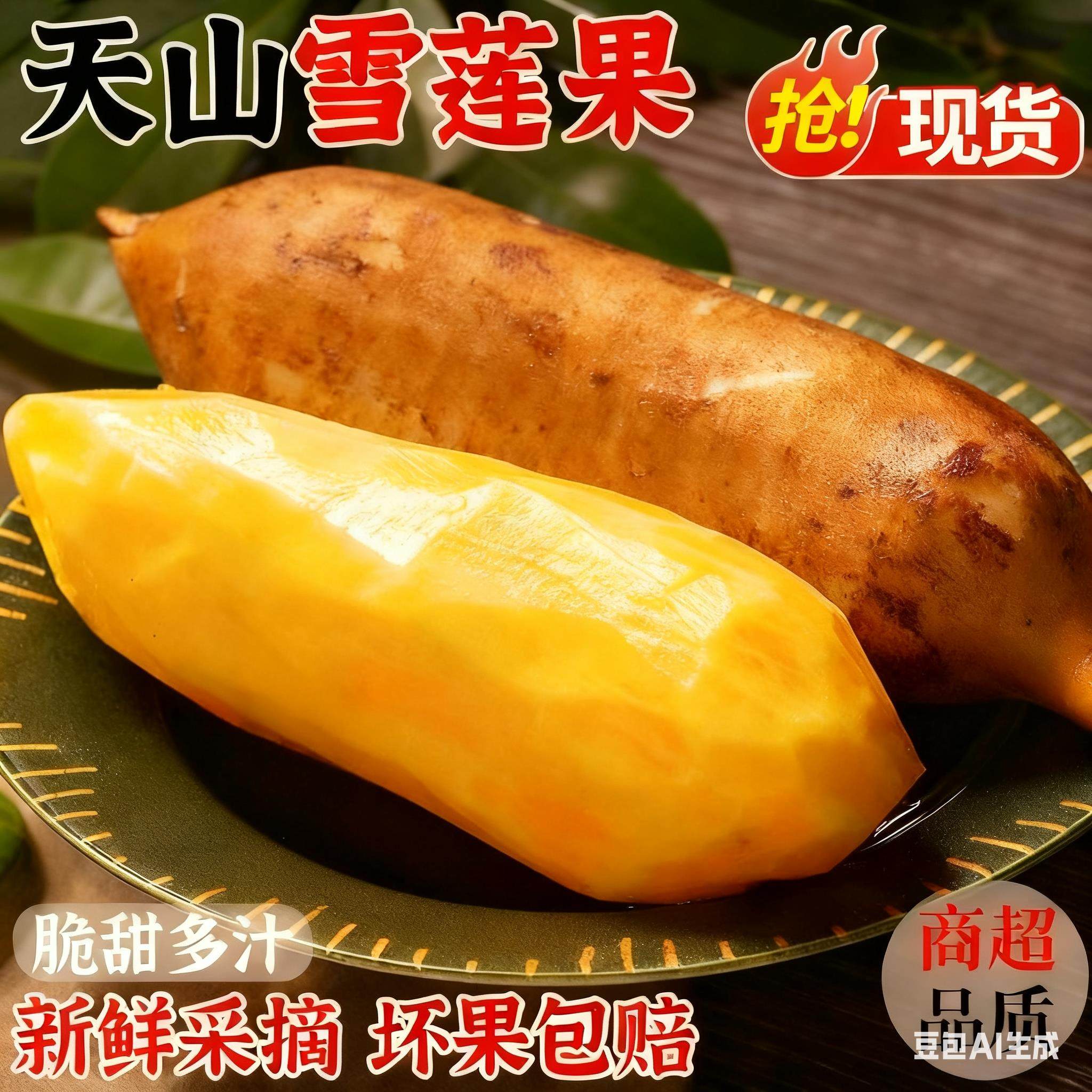 正宗云南天山雪莲果黄心清甜当季新鲜水果整箱包邮大果,包装,水果包装,淘宝优惠券,粉丝福利购,淘宝优惠卷