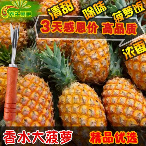 新鲜大菠萝香水广西小除