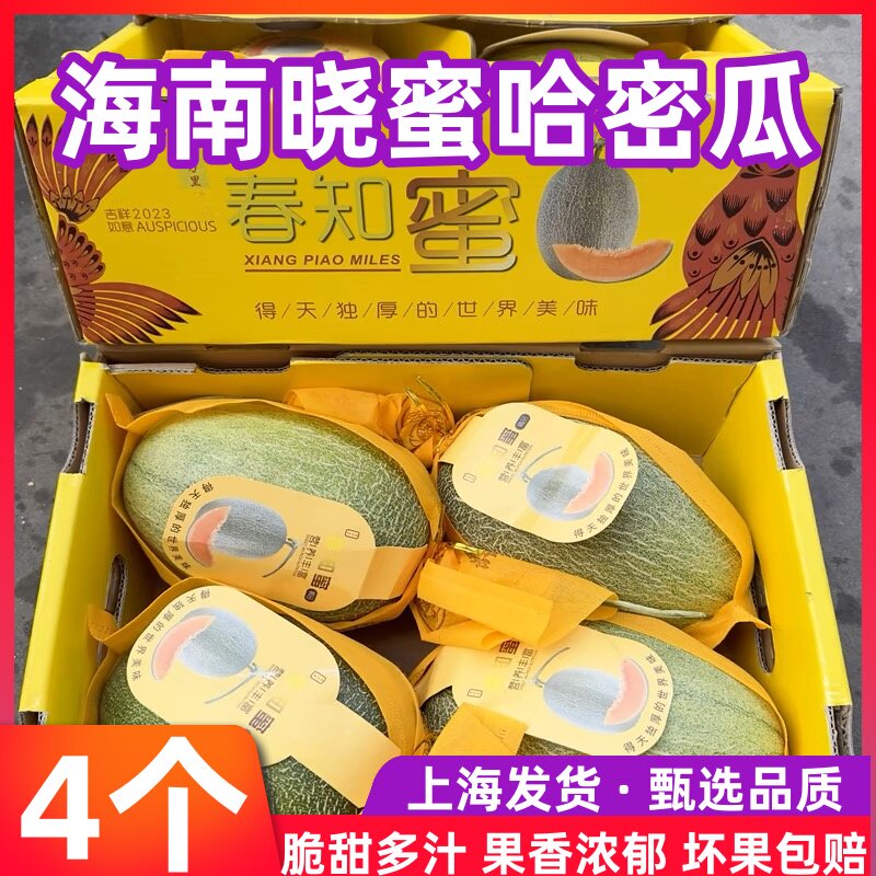 2024海南晓密哈密瓜4只礼