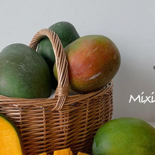 米小田 常温捂软 四川攀枝花高山红头晚霜凯特芒果纯甜肉厚大果