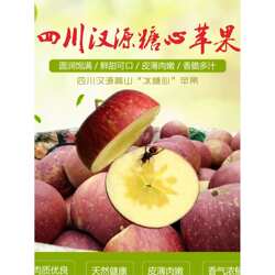 红苹果四川汉源本地红富士丑苹果高山冰糖心苹果应季新鲜孕妇水果