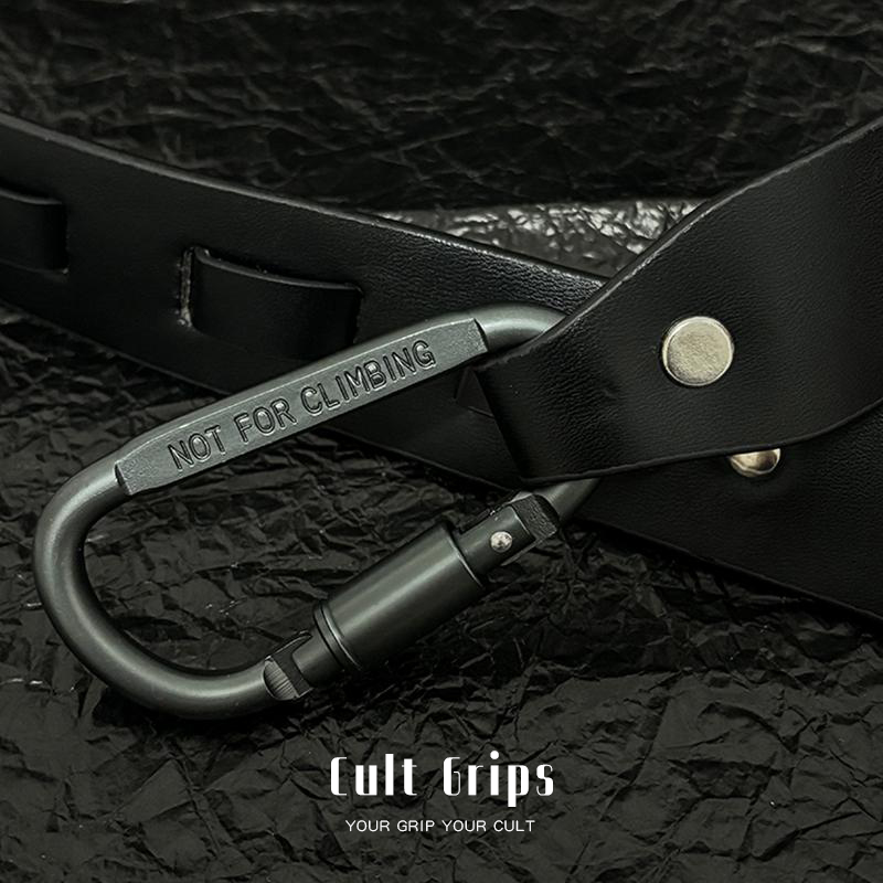 Cult Grips勇者攀登-登山扣腰带男女百搭简约个性免打孔皮带