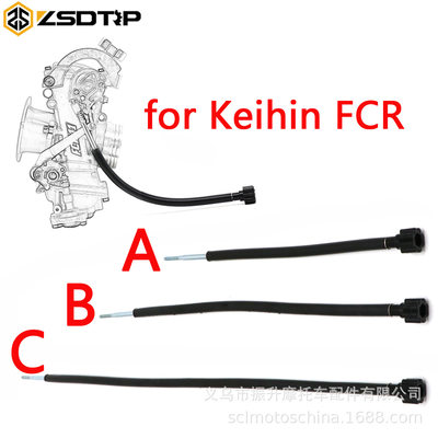 摩托车化油器KEIHIN FCR MX怠速调节器螺丝 电缆线1034-837-2100