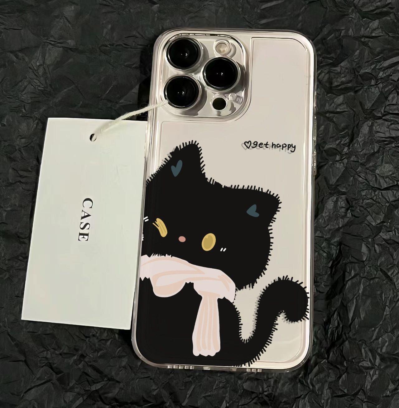 情侣猫猫狗狗苹果15pro手机壳