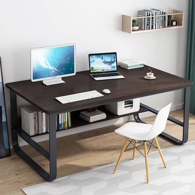 Simple computer office writing desk study table desktop 桌