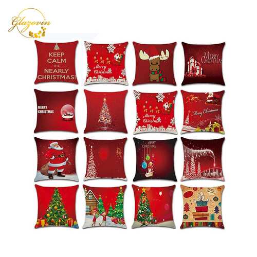 christmas home decoration cushion pillow case santa claus ch