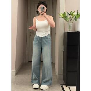 白色纯欲辣妹吊带背心女夏季 大码 微胖mm遮副乳显瘦内搭外穿小上衣