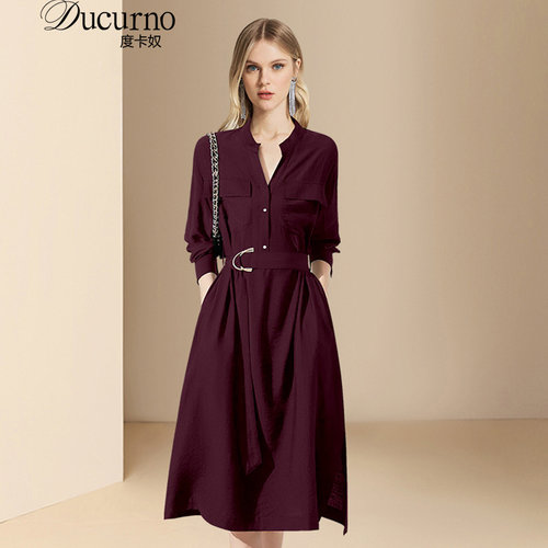 度卡奴法式轻奢高级感英伦风裙子