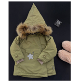 ins秋冬25年北欧经典 高定 男童女童高品质精灵帽滑雪防水防风棉服