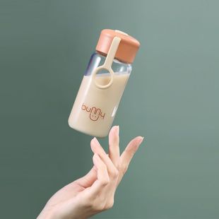 梵施便携简约水杯迷你直身杯玻璃杯耐热透明单层高颜值女生小杯子