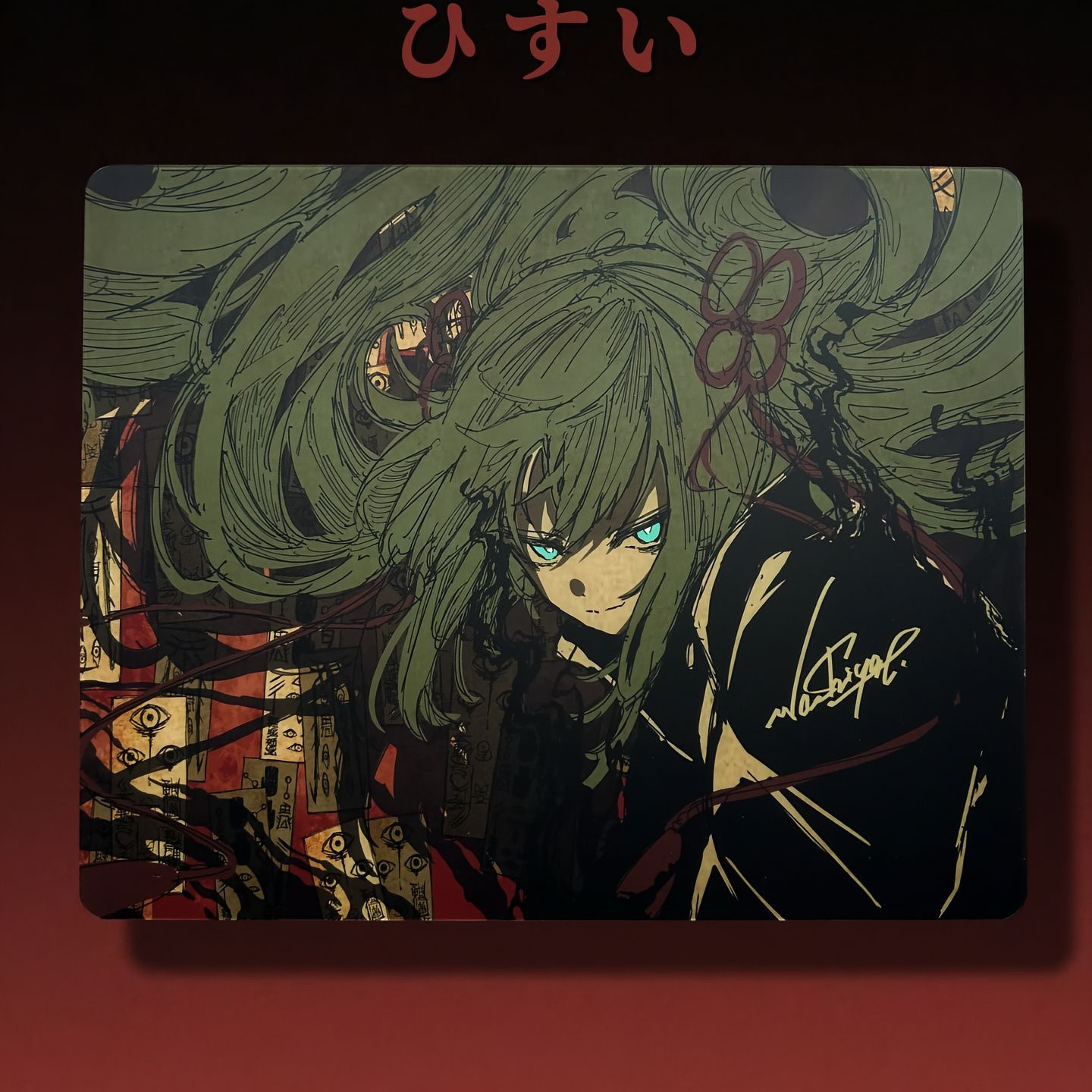 Abyssgaming翡翠钢化玻璃鼠标垫