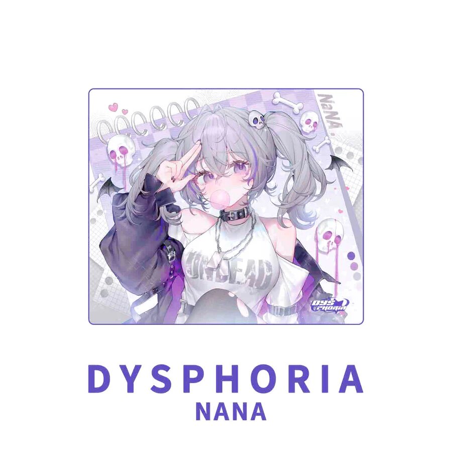 知郁DYSPHORIANaNA玻璃鼠标垫
