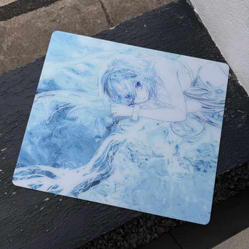 lumen澜v1钢化玻璃鼠标垫