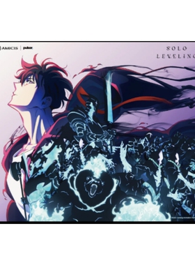 AMICIS Solo Leveling我独自升级玻璃鼠标垫电竞游戏FPS专用大号