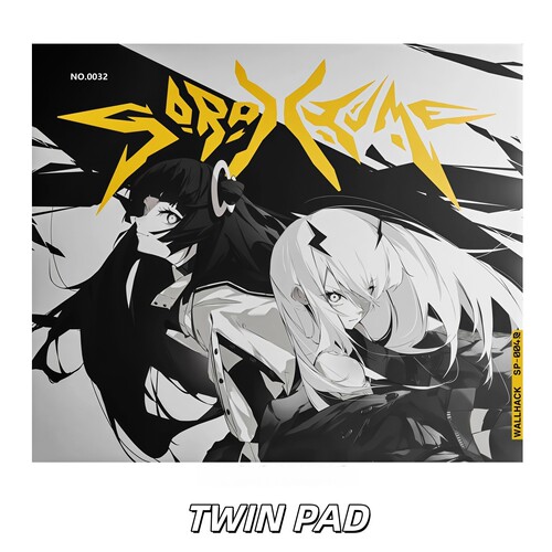 WALLHACKTWINPAD玻璃鼠标垫