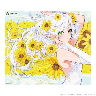 AMICISYUMA钢化玻璃鼠标垫女生