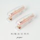 透明玫瑰金订书机 糖果订书机学生用订书机省力订书器小号便携订