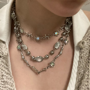 Necklace Cross border Sweet Elegant Clavicle Chain高级感项链